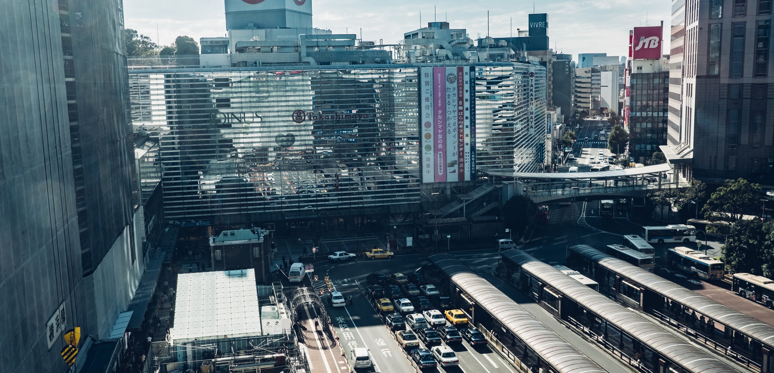 Redevelopment around the west gate of Yokohama station